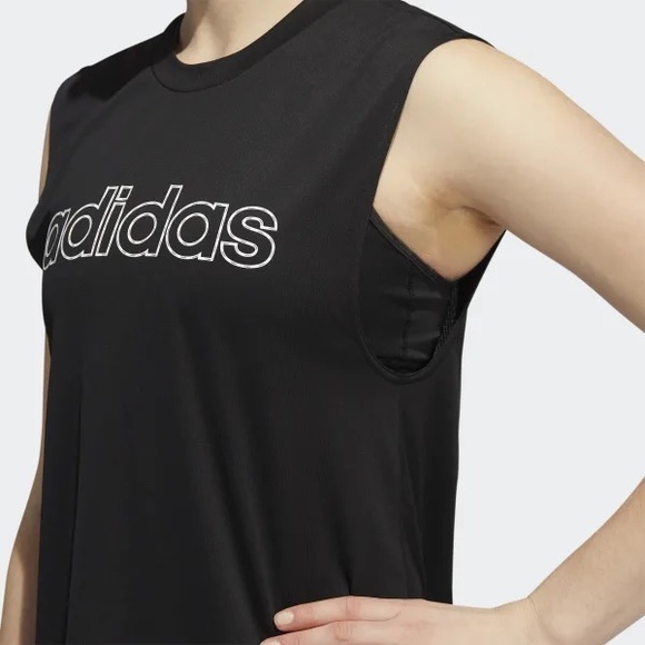 NWT Adidas Linear Areoready Tank Top* - Picture 4 of 6